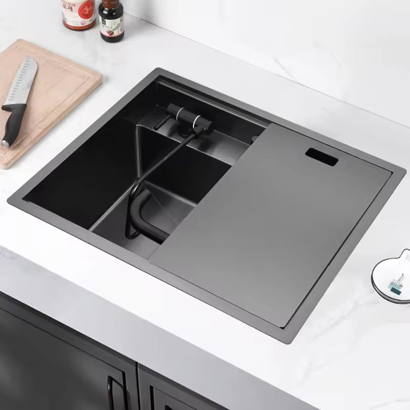 Hidden Kitchen Sink in Black