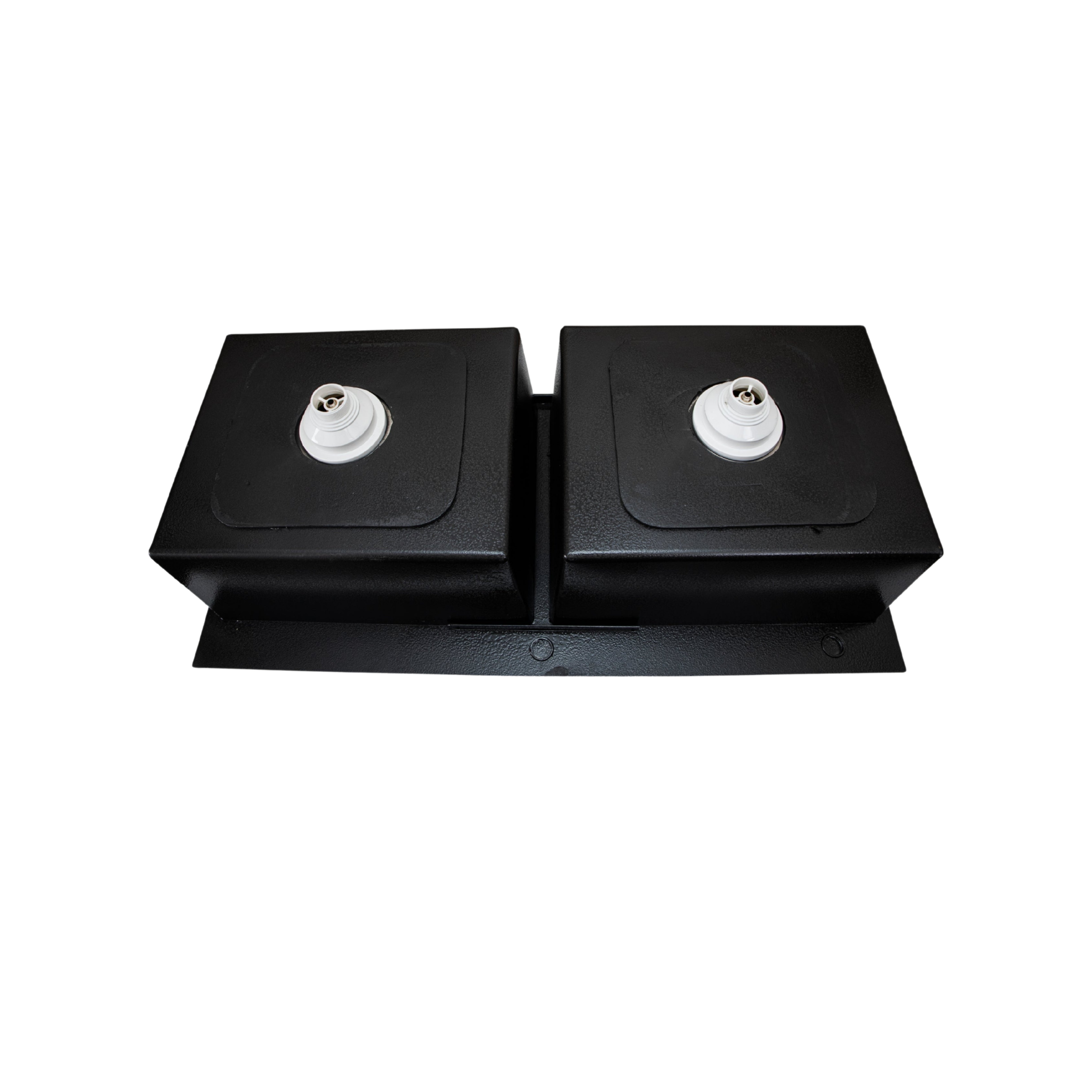 Premium Black Double Bowl With Tap Hole Sinks