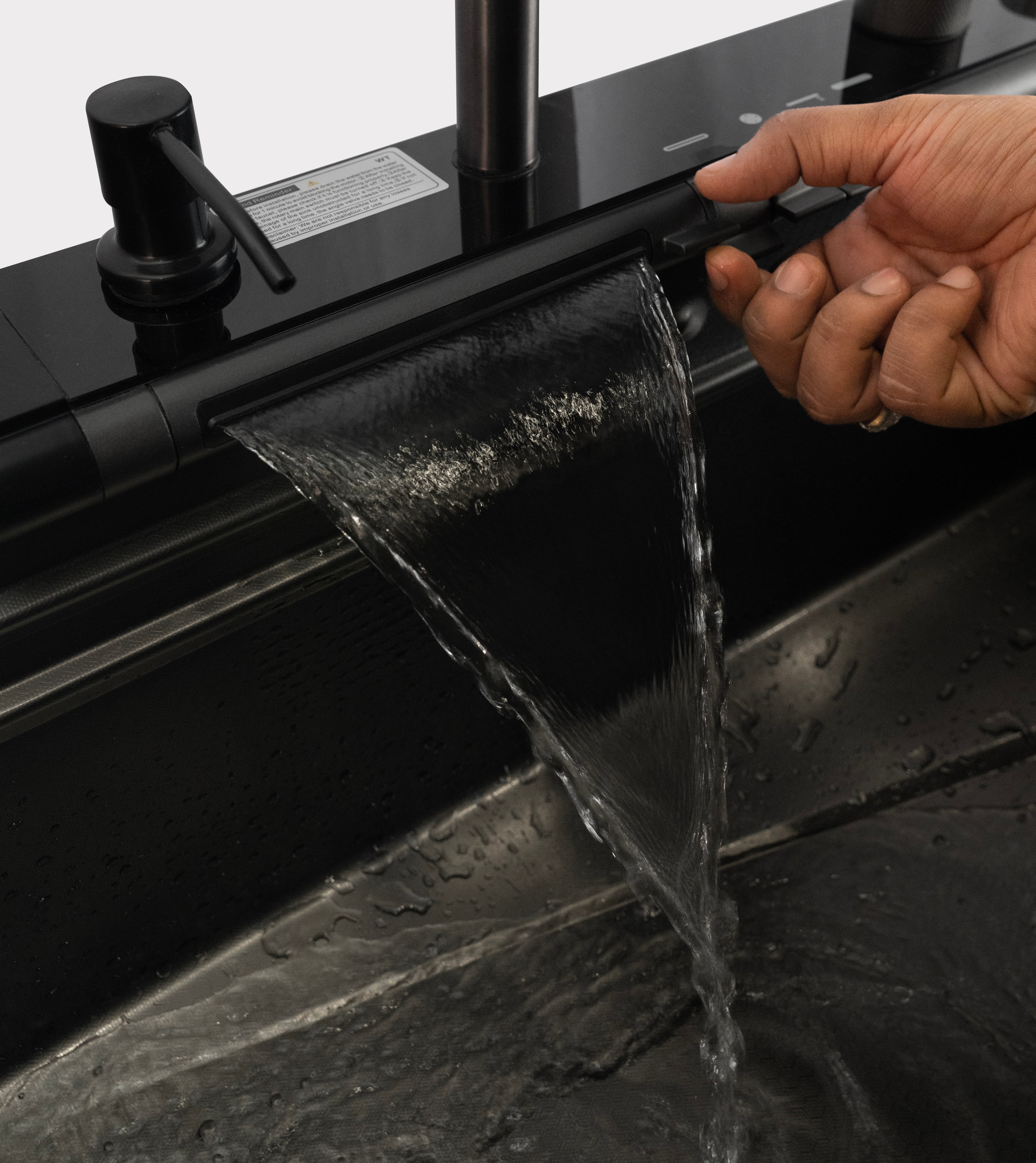 All in one Waterfall Sink- 7 key Piano Sink