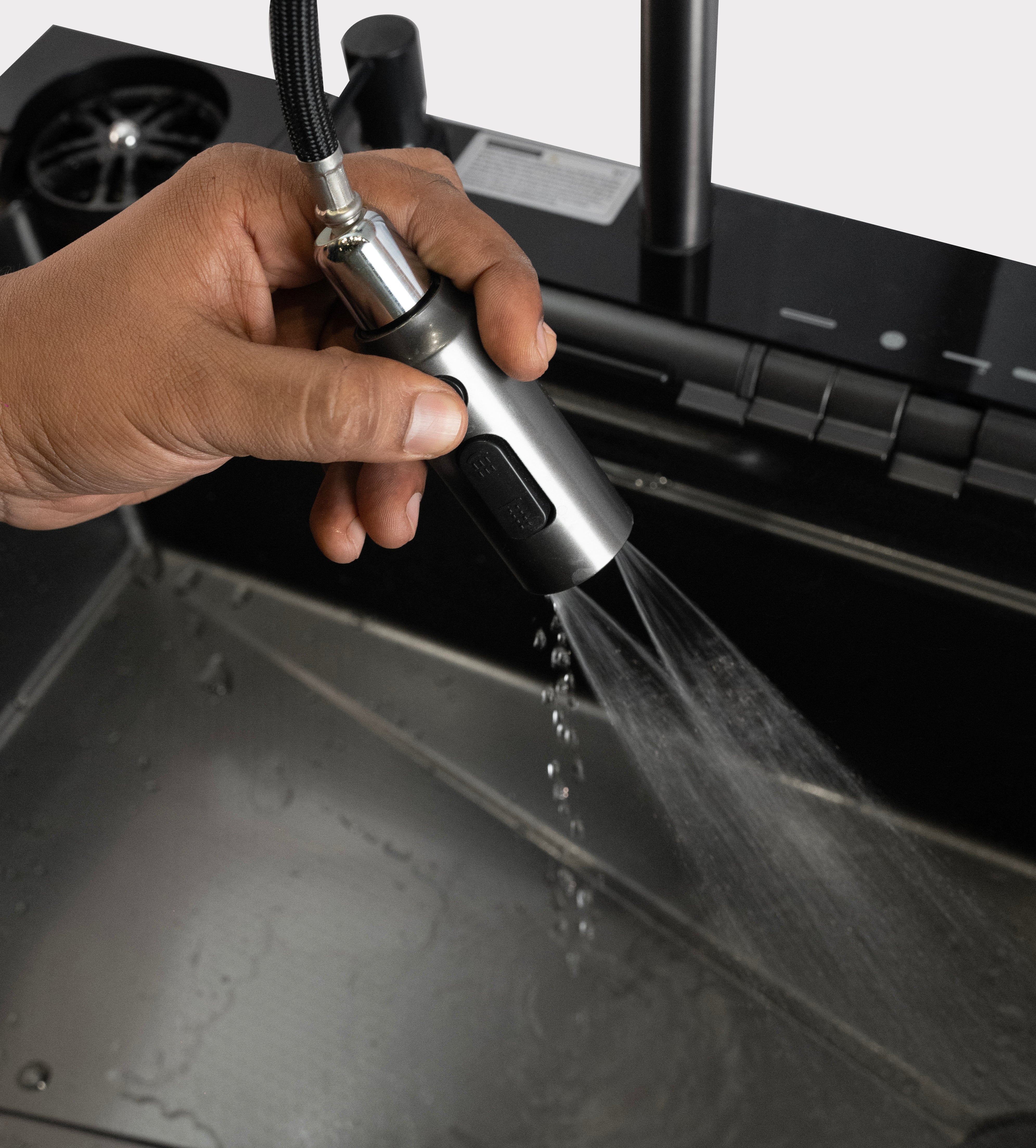 All in one Waterfall Sink- 7 key Piano Sink