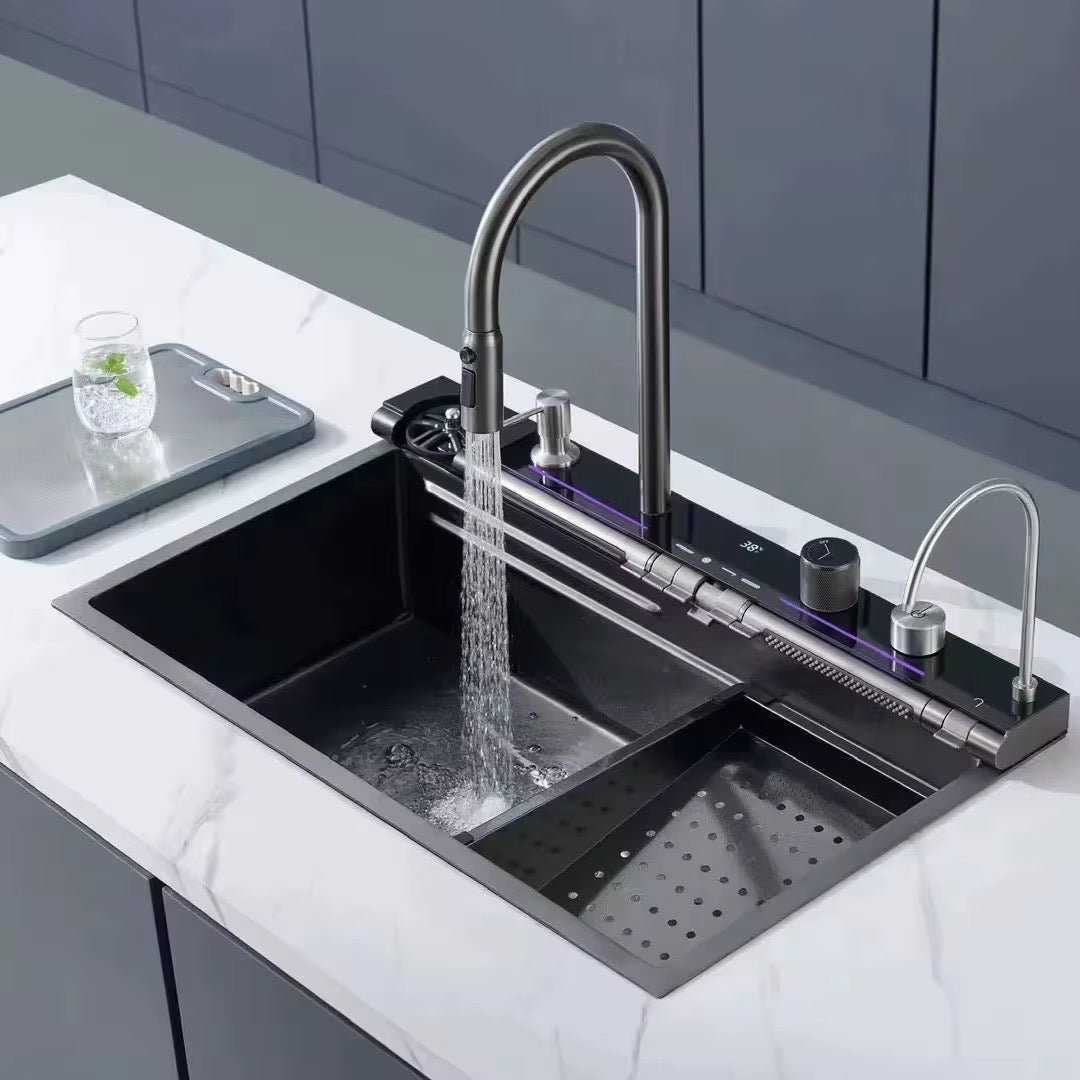 All in one Waterfall Sink- 7 key Piano Sink