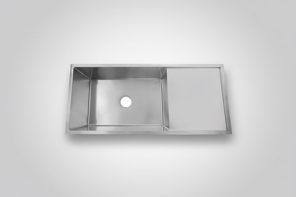 Single Bowl With Drain Board