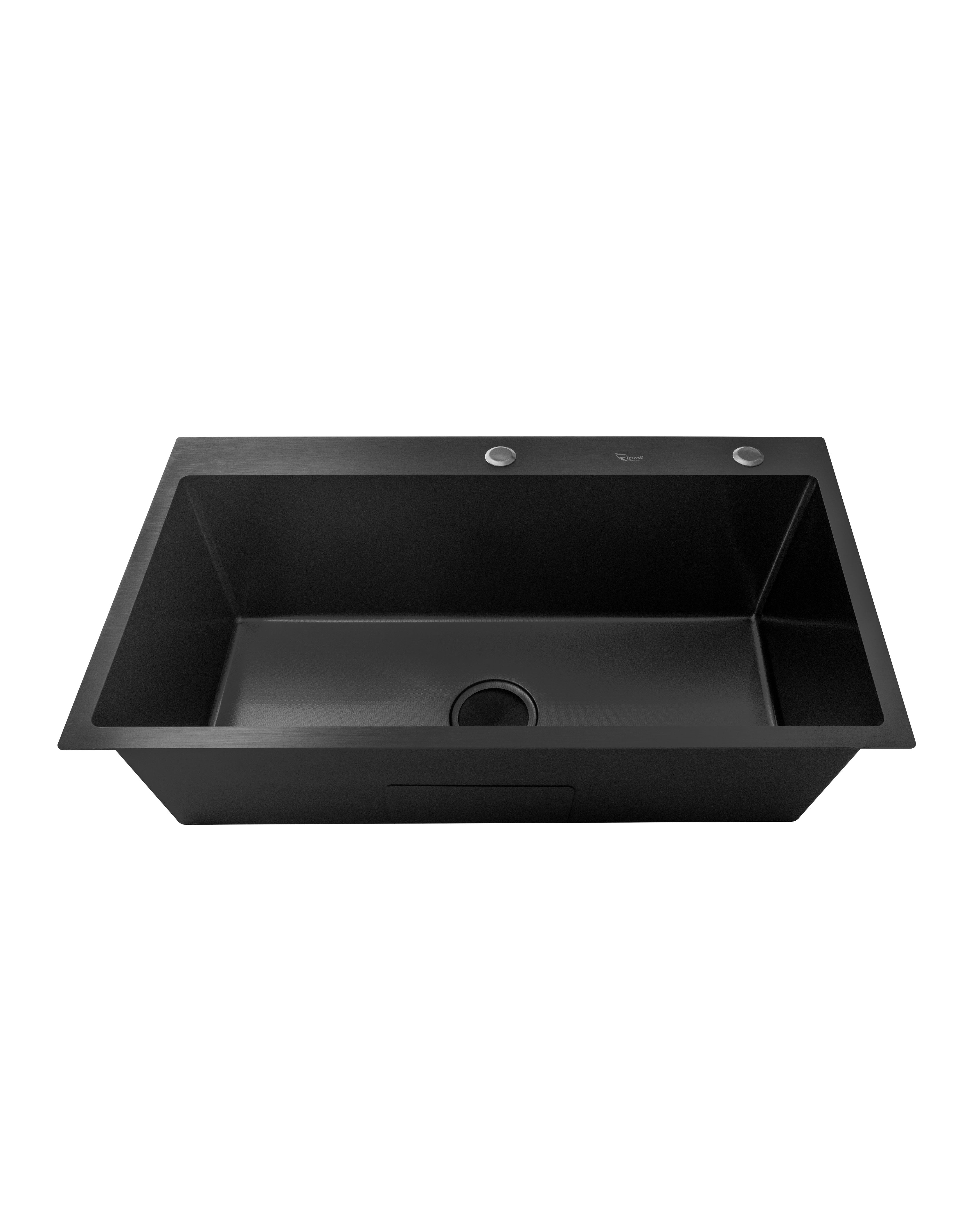 Premium Black Single Bowl with Tap Hole