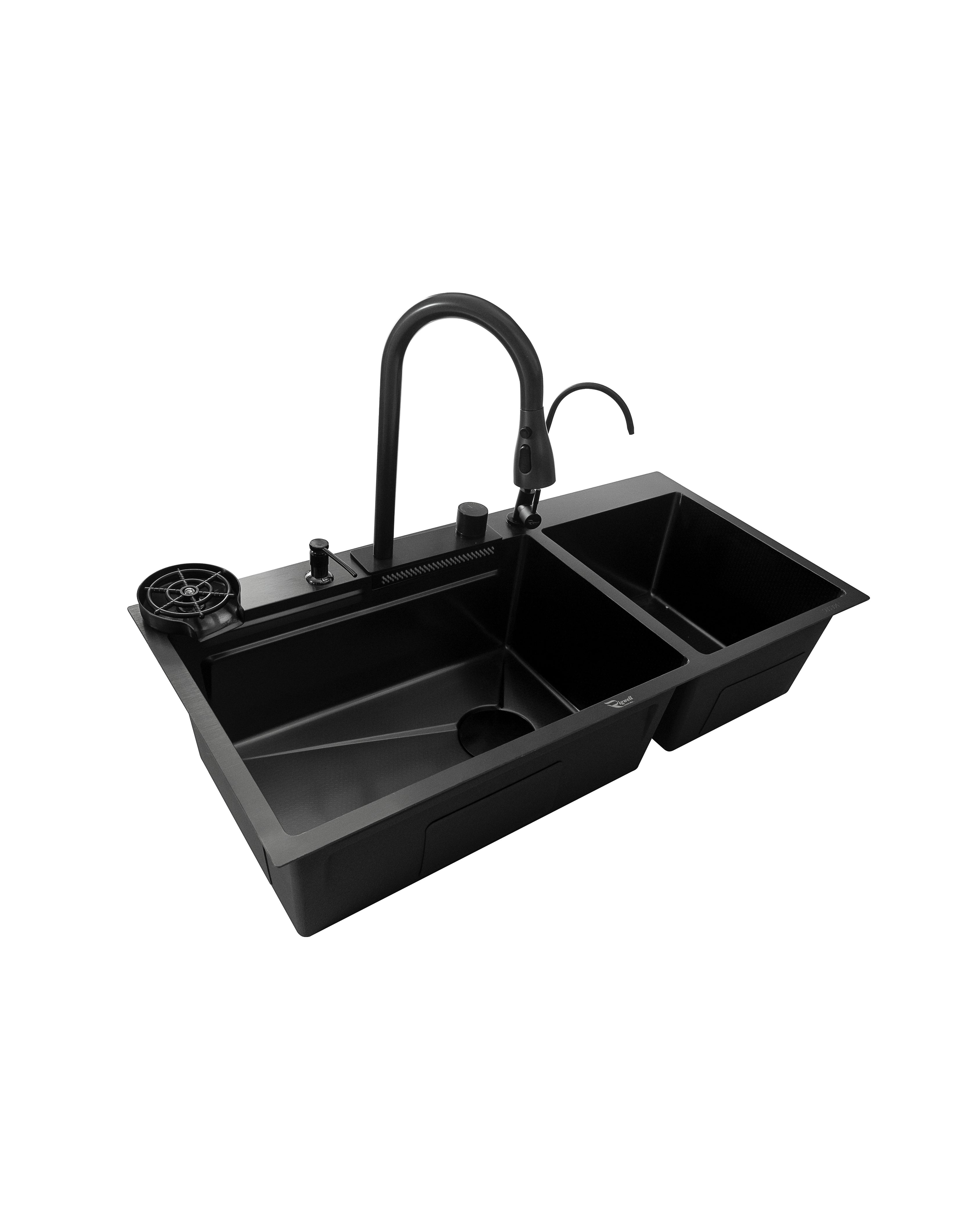 Double Bowl Waterfall Sink 37" * 18" * 9"