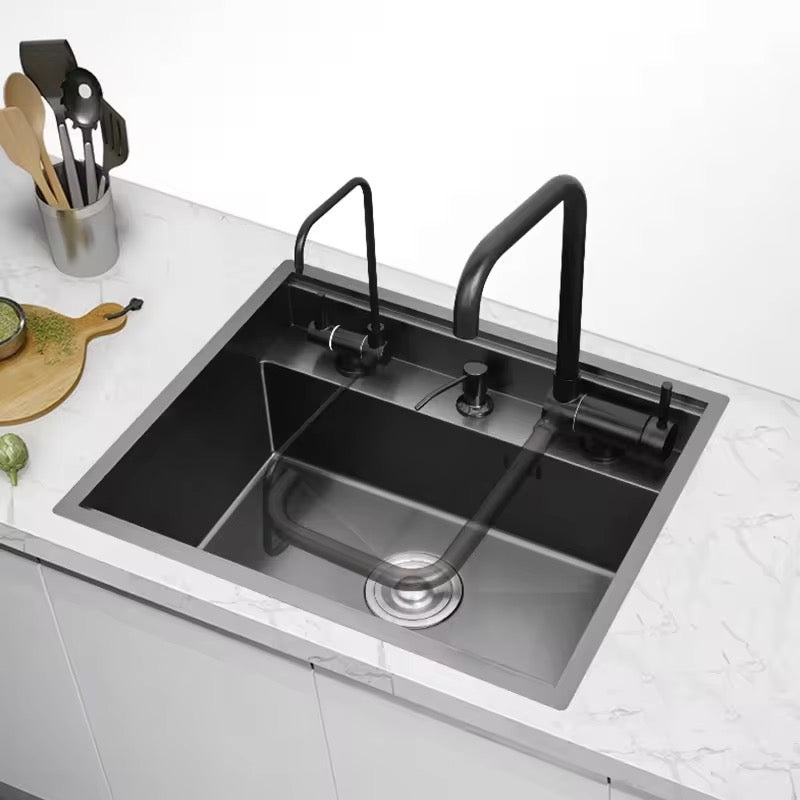 Hidden Kitchen Sink in Black