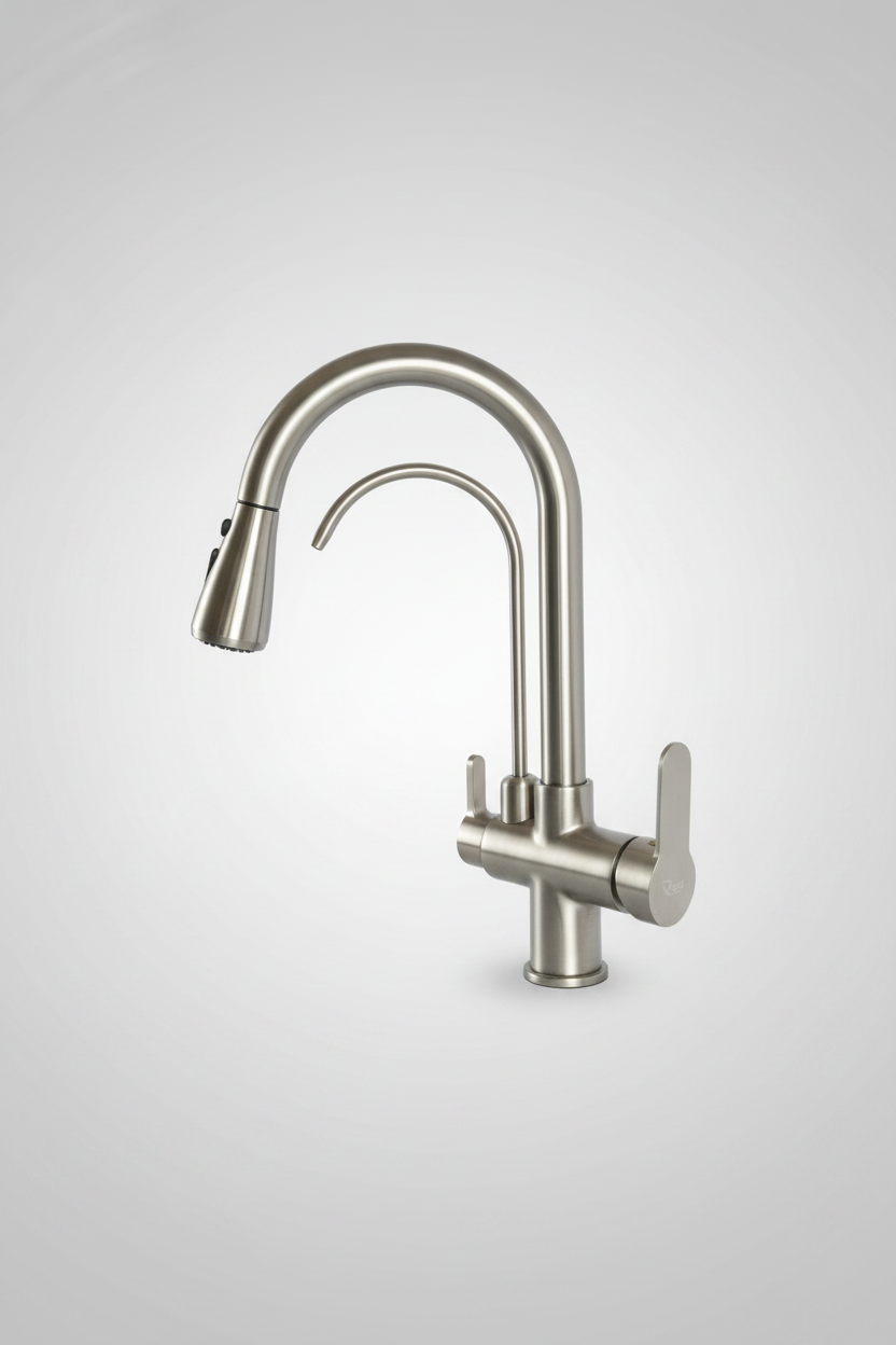 Rigwell Pullout Faucet with In-Built RO Tap