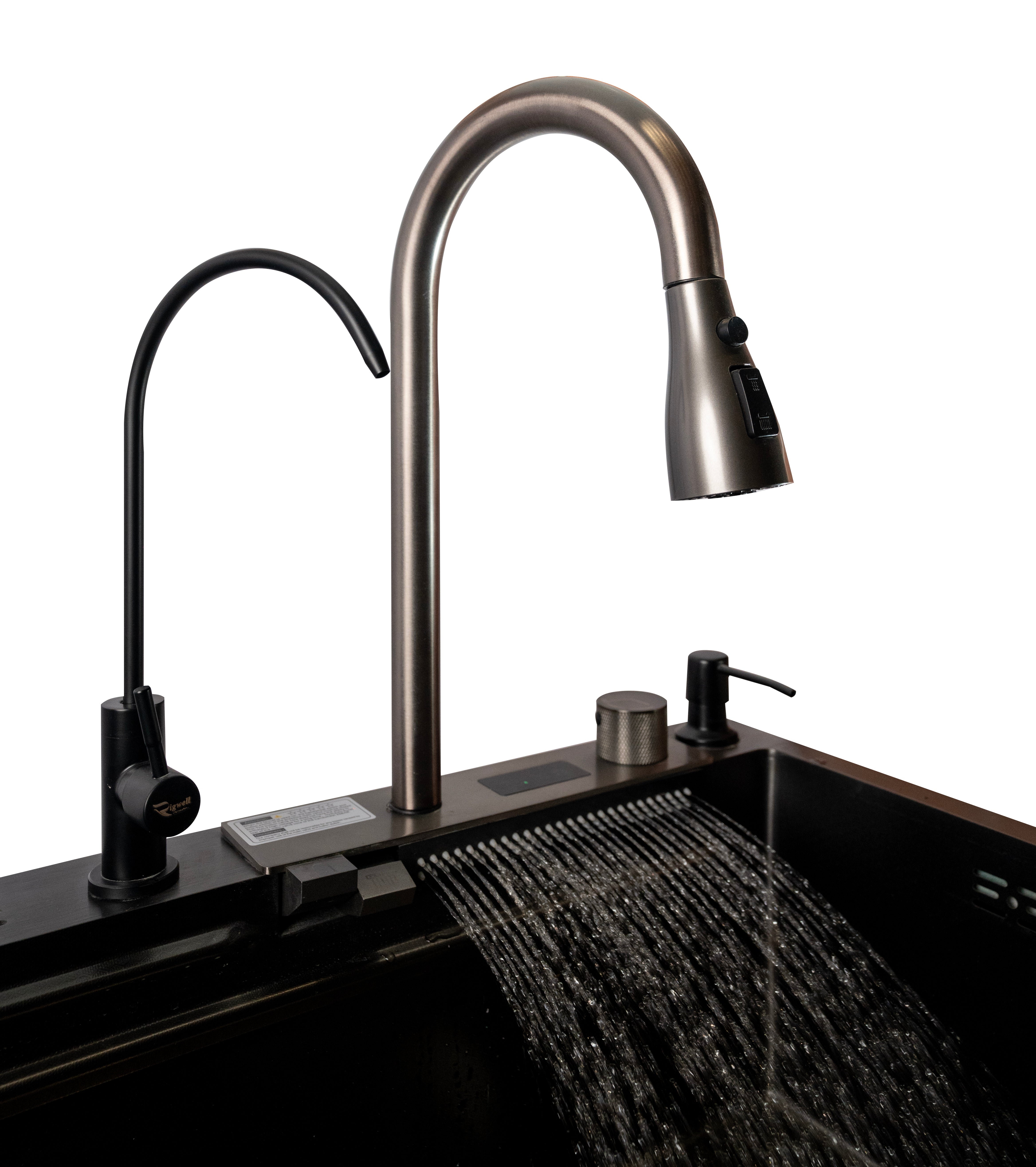 2 Key Piano Waterfall Sink