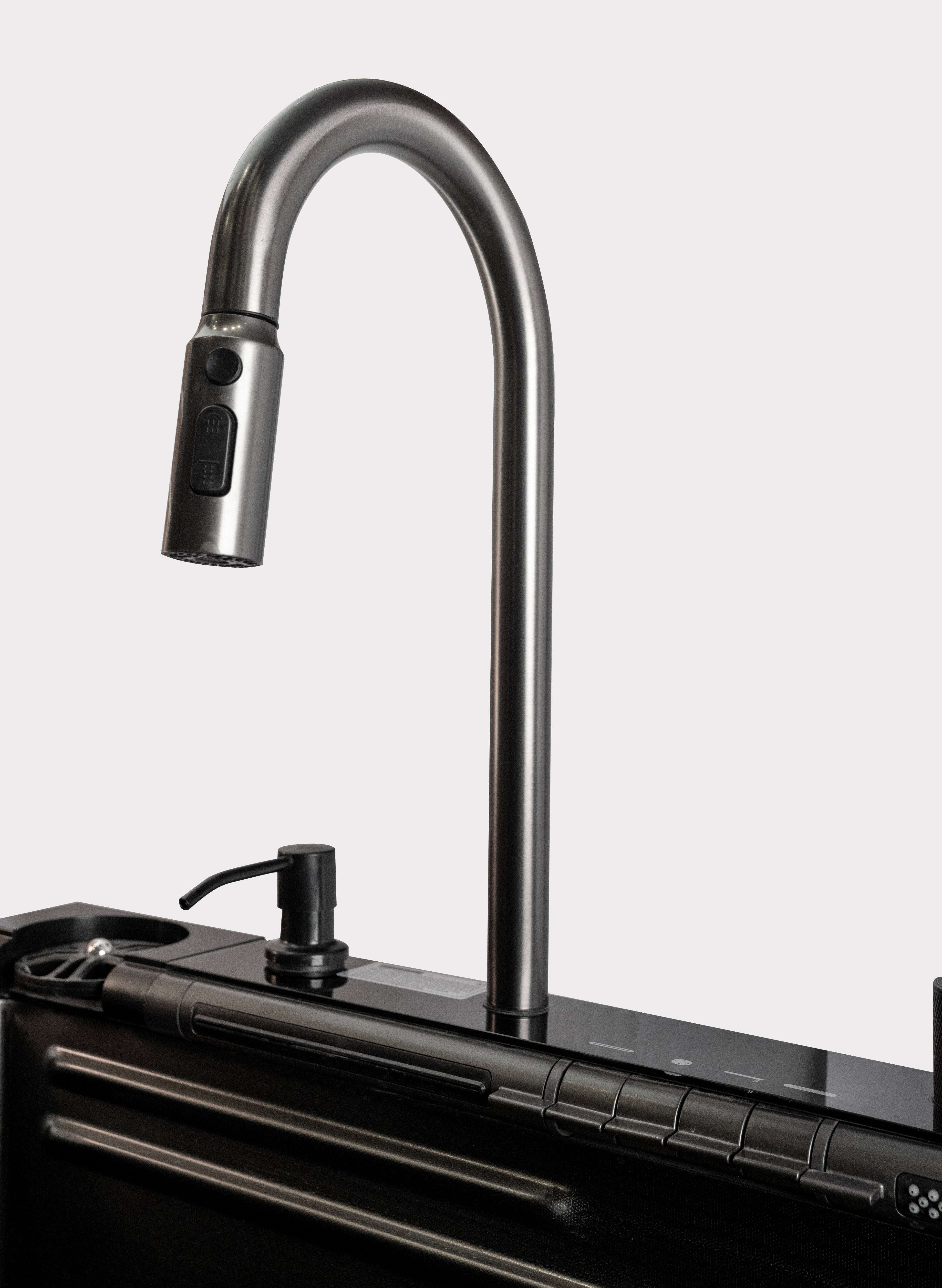 5 Key Piano Waterfall Sink
