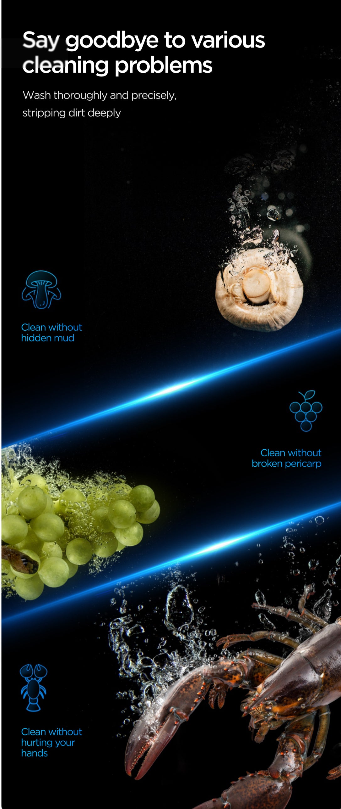 Intelligent Purification Kitchen Sink with Lid