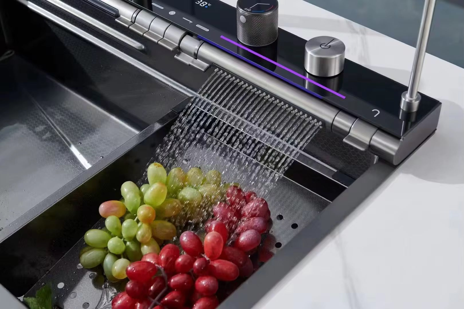 All in one Waterfall Sink- 7 key Piano Sink