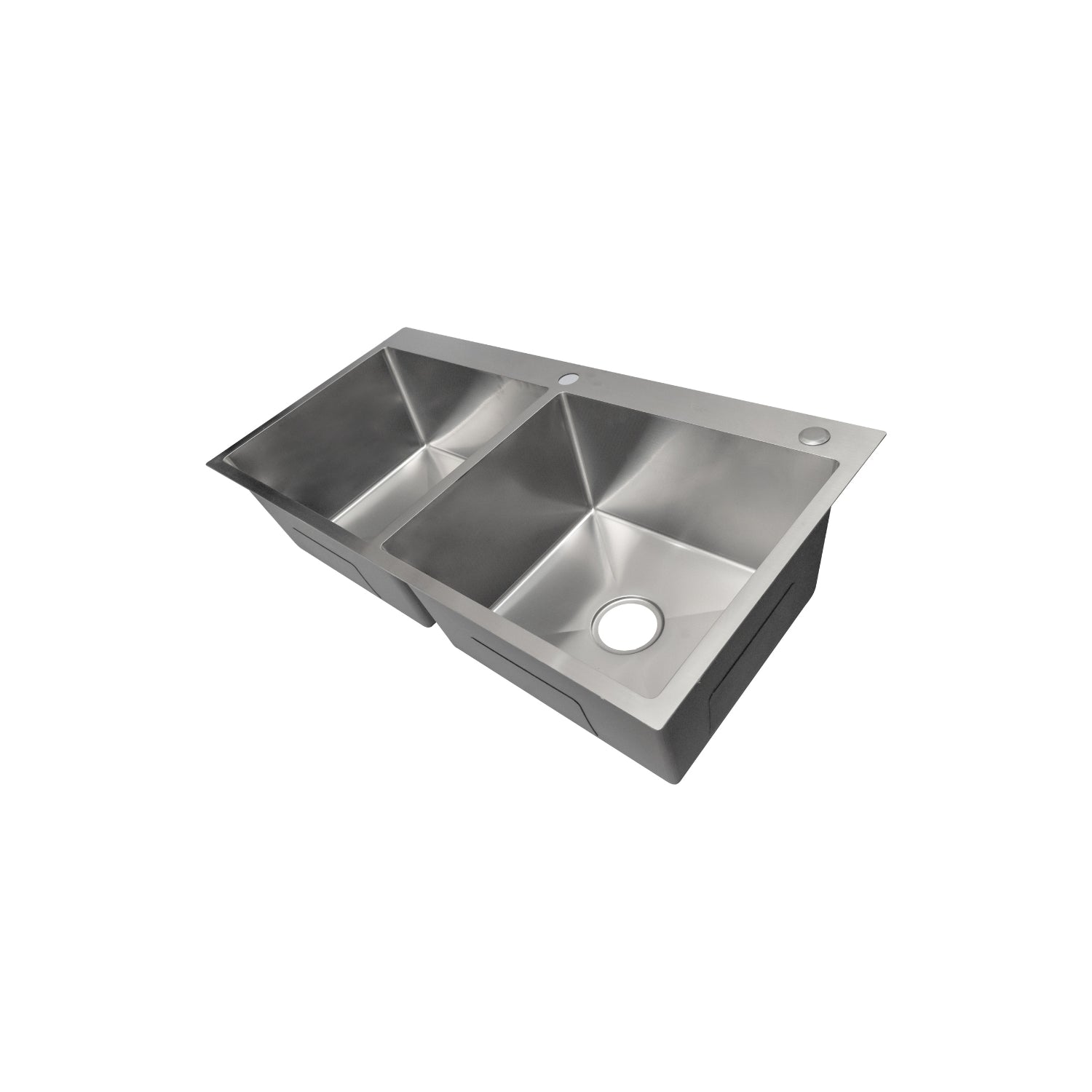 Double Bowl With Tap hole Sinks